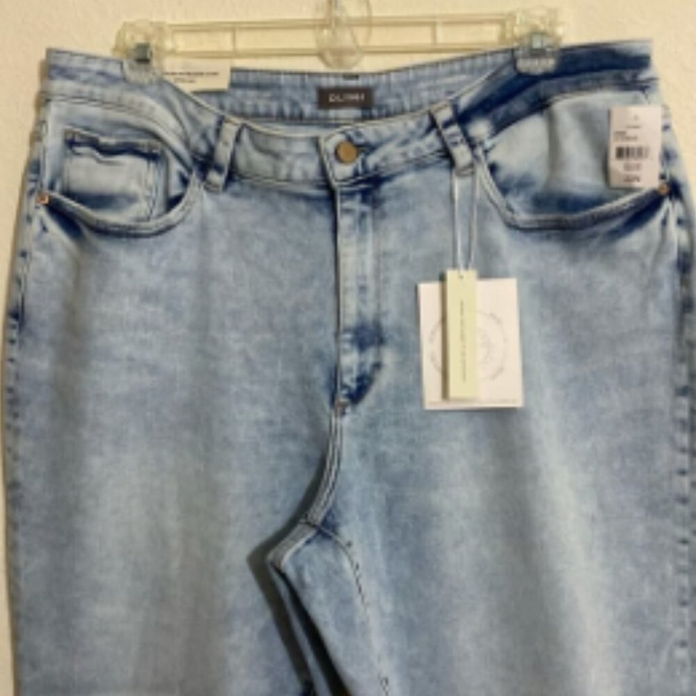 DL1961 Patti Straight High Rise Vintage Ankle Blue Jeans Women's Size 20W